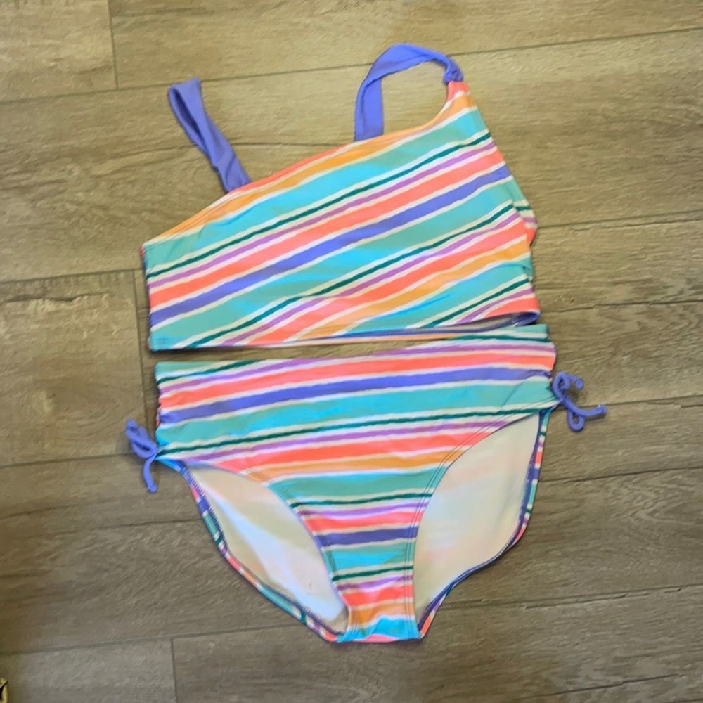 Stripe swimsuit